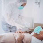 Patient mit COVID-19