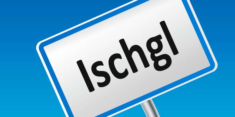 Österreichisches Stadtzeichen von Ischgl