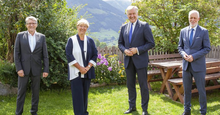 Die Teilnehmer am Gespräch in Alpbach