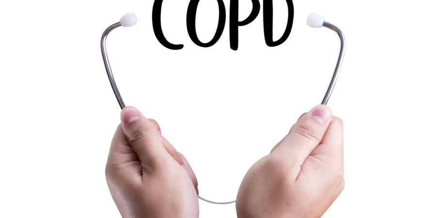 COPD Chronisch obstruktives Lungengesundheits-Gesundheitskonzept