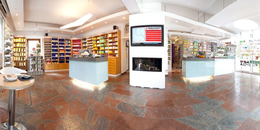 Innenraum St. Martin Apotheke Villach