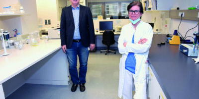 Culig und Pichler im Labor