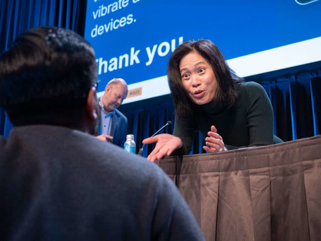 Speakers and attendees during Circulating Tumor DNA: Prime Time or Jumping Too Soon? session