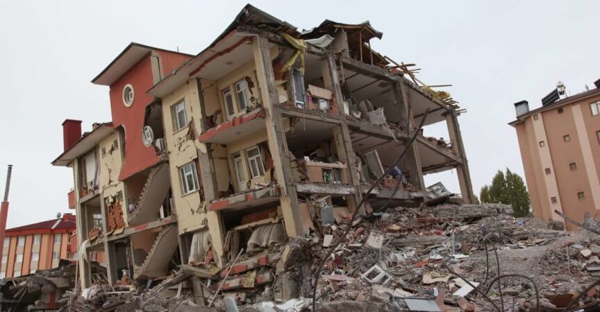 Mehrfamilienhaus in Van (TÜRKEI) nach Erdbeben